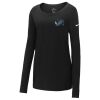 Ladies Core Cotton Long Sleeve Scoop Neck Tee Thumbnail