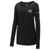 Ladies Core Cotton Long Sleeve Scoop Neck Tee Thumbnail