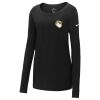 Ladies Core Cotton Long Sleeve Scoop Neck Tee Thumbnail