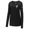 Ladies Core Cotton Long Sleeve Scoop Neck Tee Thumbnail