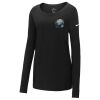 Ladies Core Cotton Long Sleeve Scoop Neck Tee Thumbnail