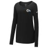 Ladies Core Cotton Long Sleeve Scoop Neck Tee Thumbnail