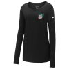 Ladies Core Cotton Long Sleeve Scoop Neck Tee Thumbnail