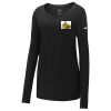 Ladies Core Cotton Long Sleeve Scoop Neck Tee Thumbnail