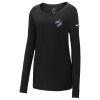 Ladies Core Cotton Long Sleeve Scoop Neck Tee Thumbnail