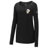 Ladies Core Cotton Long Sleeve Scoop Neck Tee Thumbnail