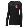 Ladies Core Cotton Long Sleeve Scoop Neck Tee Thumbnail