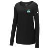 Ladies Core Cotton Long Sleeve Scoop Neck Tee Thumbnail