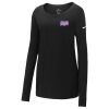 Ladies Core Cotton Long Sleeve Scoop Neck Tee Thumbnail