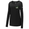 Ladies Core Cotton Long Sleeve Scoop Neck Tee Thumbnail