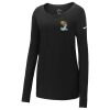 Ladies Core Cotton Long Sleeve Scoop Neck Tee Thumbnail
