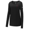 Ladies Core Cotton Long Sleeve Scoop Neck Tee Thumbnail