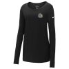 Ladies Core Cotton Long Sleeve Scoop Neck Tee Thumbnail