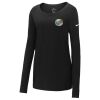 Ladies Core Cotton Long Sleeve Scoop Neck Tee Thumbnail