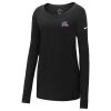 Ladies Core Cotton Long Sleeve Scoop Neck Tee Thumbnail