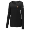 Ladies Core Cotton Long Sleeve Scoop Neck Tee Thumbnail