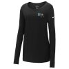 Ladies Core Cotton Long Sleeve Scoop Neck Tee Thumbnail