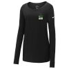 Ladies Core Cotton Long Sleeve Scoop Neck Tee Thumbnail