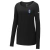 Ladies Core Cotton Long Sleeve Scoop Neck Tee Thumbnail