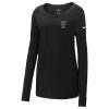 Ladies Core Cotton Long Sleeve Scoop Neck Tee Thumbnail