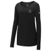 Ladies Core Cotton Long Sleeve Scoop Neck Tee Thumbnail