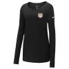 Ladies Core Cotton Long Sleeve Scoop Neck Tee Thumbnail