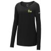 Ladies Core Cotton Long Sleeve Scoop Neck Tee Thumbnail