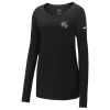 Ladies Core Cotton Long Sleeve Scoop Neck Tee Thumbnail