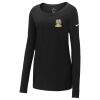 Ladies Core Cotton Long Sleeve Scoop Neck Tee Thumbnail