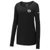 Ladies Core Cotton Long Sleeve Scoop Neck Tee Thumbnail
