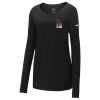 Ladies Core Cotton Long Sleeve Scoop Neck Tee Thumbnail