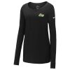 Ladies Core Cotton Long Sleeve Scoop Neck Tee Thumbnail