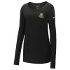 Ladies Core Cotton Long Sleeve Scoop Neck Tee Thumbnail