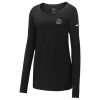 Ladies Core Cotton Long Sleeve Scoop Neck Tee Thumbnail