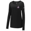 Ladies Core Cotton Long Sleeve Scoop Neck Tee Thumbnail