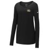 Ladies Core Cotton Long Sleeve Scoop Neck Tee Thumbnail