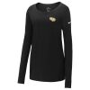 Ladies Core Cotton Long Sleeve Scoop Neck Tee Thumbnail