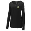 Ladies Core Cotton Long Sleeve Scoop Neck Tee Thumbnail