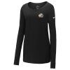 Ladies Core Cotton Long Sleeve Scoop Neck Tee Thumbnail
