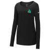 Ladies Core Cotton Long Sleeve Scoop Neck Tee Thumbnail