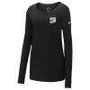 Ladies Core Cotton Long Sleeve Scoop Neck Tee Thumbnail