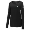 Ladies Core Cotton Long Sleeve Scoop Neck Tee Thumbnail