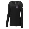 Ladies Core Cotton Long Sleeve Scoop Neck Tee Thumbnail