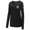 Ladies Core Cotton Long Sleeve Scoop Neck Tee Thumbnail
