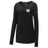Ladies Core Cotton Long Sleeve Scoop Neck Tee Thumbnail