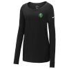 Ladies Core Cotton Long Sleeve Scoop Neck Tee Thumbnail