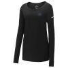 Ladies Core Cotton Long Sleeve Scoop Neck Tee Thumbnail