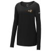 Ladies Core Cotton Long Sleeve Scoop Neck Tee Thumbnail