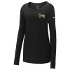Ladies Core Cotton Long Sleeve Scoop Neck Tee Thumbnail