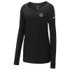Ladies Core Cotton Long Sleeve Scoop Neck Tee Thumbnail